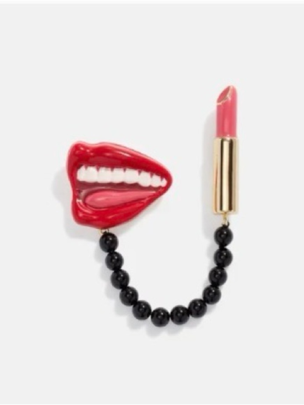 Coach x Tom Wesselmann Lips and Lipstick Brooch never worn surrealist
